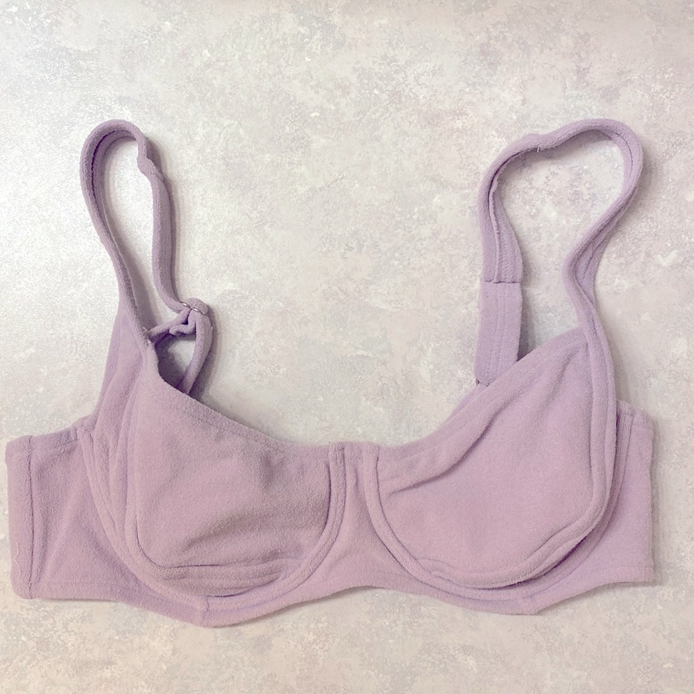 Purple Toweling Top